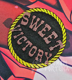 Striker Sweet Victory Circle Embroidered Iron On Patch