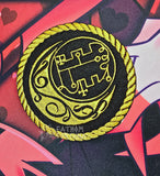 Grimoire Moon Embroidered Iron On Patch Helluva Boss
