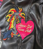 Horse Girl From Hell Embroidered Iron On Patch Helluva Boss