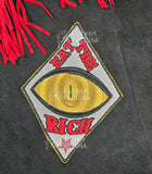 Eat The Rich Striker Embroidered Iron On Patch Helluva Boss