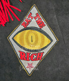 Eat The Rich Striker Embroidered Iron On Patch Helluva Boss