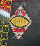 Eat The Rich Striker Embroidered Iron On Patch Helluva Boss