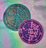 Asmodeus Sigil Embroidered Iron On Patch Helluva Boss Choose Your Colors