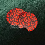 Hotel Wallpaper Rubberized Car Coasters MADE TO ORDER