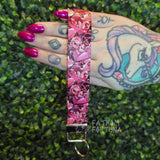 Hell Piglet Wristlet Keychain Fob Made To Order