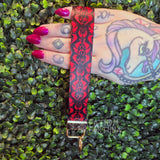 Hell Hotel Wallpaper Wristlet Keychain Fob Made To Order
