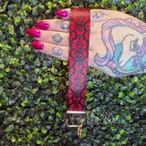 Hell Hotel Wallpaper Wristlet Keychain Fob Made To Order