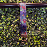 Teal Wormhorse & Banana Pudding Wristlet Keychain Fob Made To Order