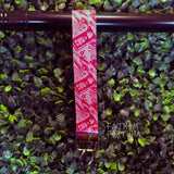 Armed Love Wristlet Keychain Fob Made To Order
