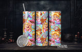 Snacky Magical Cat 20oz Stainless Steel Insulated Drink Tumbler Made To Order