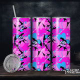 Fizz (Pink & Blue) 20oz Stainless Steel Insulated Drink Tumbler Made To Order