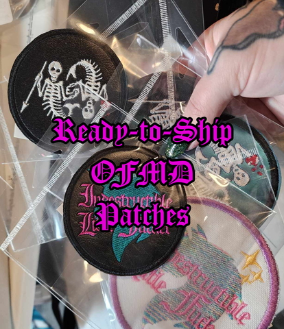 LIMITED READY TO SHIP Pirates Embroidered Iron On Patches