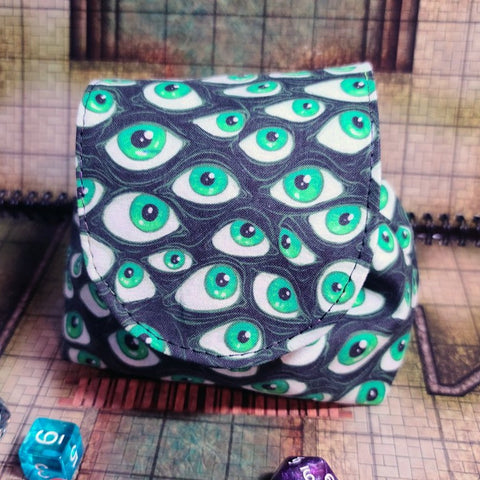 Emerald Eyes Dice Pouch