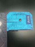 Blue Geometric Pocket Pal Mini Travel Wallet