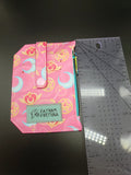 Pink Magical Girl Weapons Pocket Pal Mini Travel Wallet REVERSED