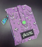 Haunted Wallpaper Pocket Pal Mini Travel Wallet GREEN SNAP