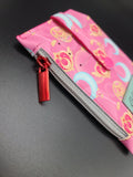 Pink Magical Girl Weapons Pocket Pal Mini Travel Wallet