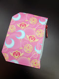 Pink Magical Girl Weapons Pocket Pal Mini Travel Wallet