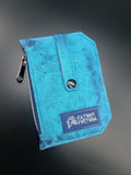 Blue Geometric Pocket Pal Mini Travel Wallet