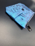Blue Geometric Pocket Pal Mini Travel Wallet