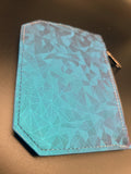 Blue Geometric Pocket Pal Mini Travel Wallet
