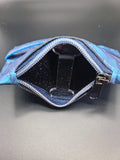 Blue Geometric Pocket Pal Mini Travel Wallet