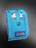 Blue Geometric Pocket Pal Mini Travel Wallet