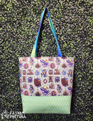Green Space Critters Tote Bag