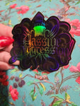 Holo Rainbow Massive Aggression Band Logo Pirates Sticker