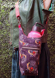 Weird Stuff Heck Club Waterbottle Sling 1 (Red Strap, Coffin Pull)
