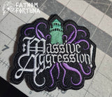 Massive Aggression! Pirates Embroidered Iron On Patch