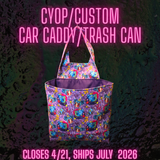 PREORDER CYOP Car Caddy/Trash Can SHIPS JULY 2026