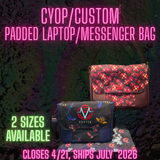 PREORDER CYOP Padded Laptop Messenger Bag SHIPS JULY 2026