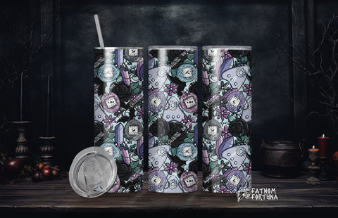 Spooky Digital Pets 20oz Stainless Steel Insulated Drink Tumbler Made To Order