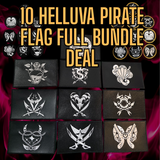 Helluva Boss Pirate Flag Embroidered Patch BUNDLE