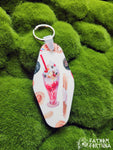 Mouse Snack Hotel Diamond Keychain