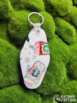 Halloween Coffee Snack Hotel Diamond Keychain