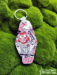 Pastel Gamer Ghoul Hotel Diamond Keychain