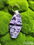 Spooky Witch Doll Hotel Diamond Keychain