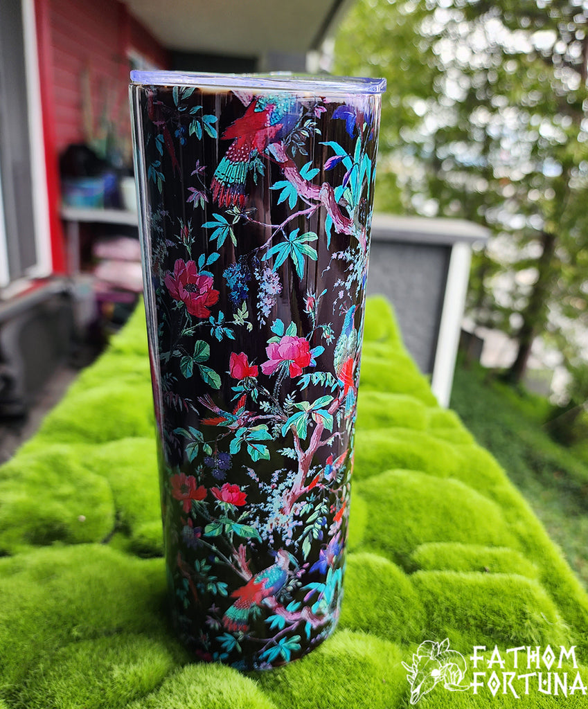 Black Insulated Stainless Steel Tumbler