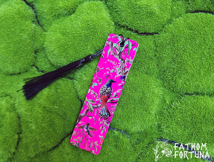 RESTOCKED Pirates Magenta Breakup Robe Metal Bookmark