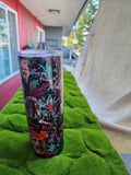 Izzy Meow Meow Pirates 20oz Stainless Steel Insulated Tumbler Pink  MADE TO ORDER