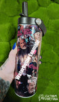 Spiderwebs & Skulls Faux Embroidery 20oz Stainless Steel Insulated Drink Tumbler