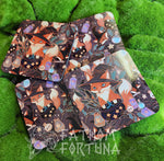 Witchy Fox Square Coaster Set