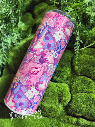 Pastel Alice 20oz Stainless Steel Insulated Drink Tumbler  MADE TO ORDER