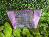 Haunted Wallpaper LILAC All-Vinyl Clear Beauty Bag