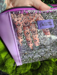 Haunted Wallpaper LILAC All-Vinyl Clear Beauty Bag