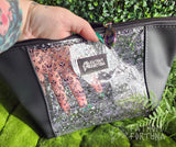 Haunted Wallpaper BLACK All-Vinyl Clear Beauty Bag