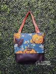 Black Cat & Jack O Lantern Tote Bag