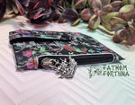 Black Breakup Depression Robe Pirates Pocket Pal Mini Travel Wallet 2